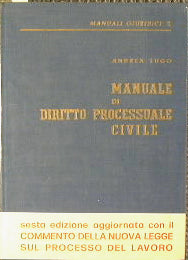 Manuale di Diritto processuale civile.