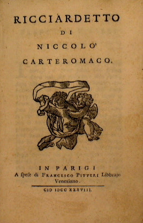 Ricciardetto de Niccolò Carteromaco