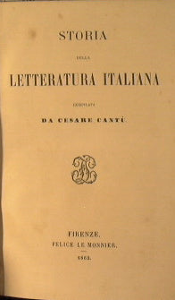 Storia della letteratura italiana
