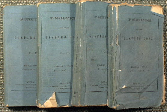 L'osservatore del conte Gasparo Gozzi