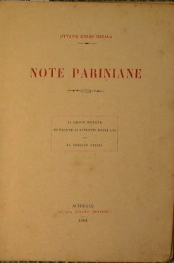 Note Pariniane