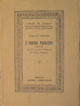 L'editio Princeps