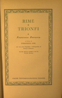 Rime e trionfi