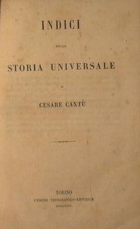 Indici della storia universale