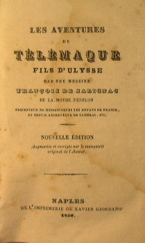 Les adventures de Télémaque, fils d'Ulysse