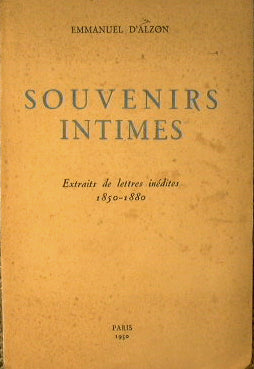 Souvenirs intimes