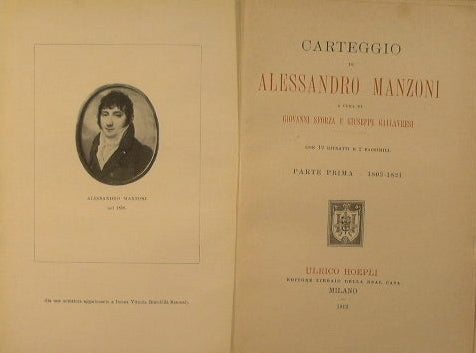 Carteggio di Alessandro Manzoni