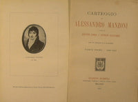 Carteggio di Alessandro Manzoni