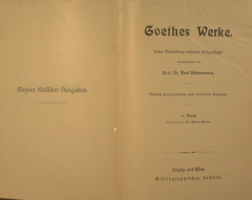 Obra de Goethes