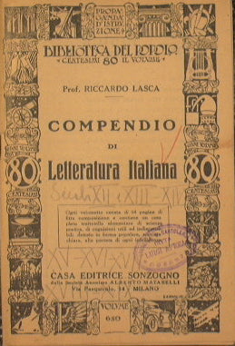 Compendio de literatura italiana