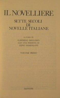 Il Novelliere. Sette secoli di Novelle Italiane