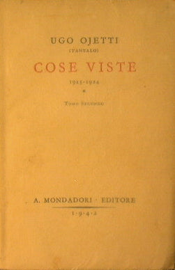 Cose viste 1923 - 1924