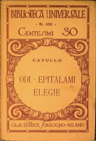 Odi - Epitalami - Elegie