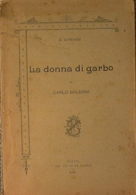 La mujer de Garbo de Carlo Goldoni