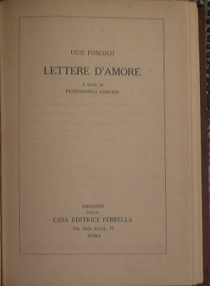 Lettere d'amore