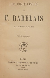 Les cinq livres de F. Rabelais