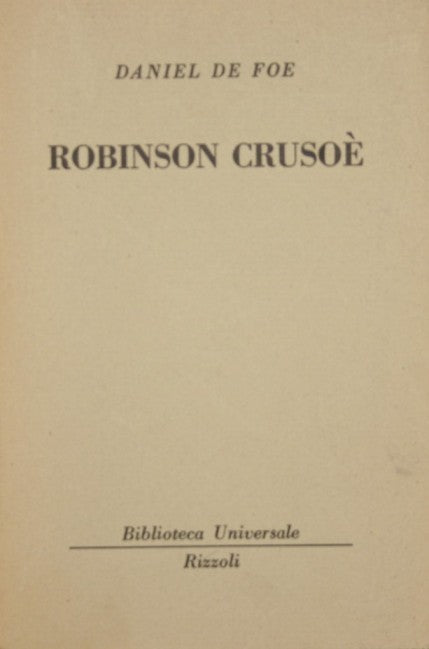 Robinson Crusoè