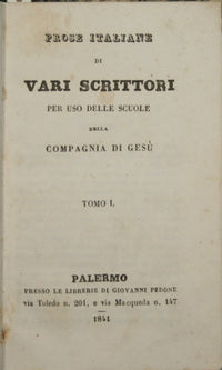 Prose italiane di vari scrittori