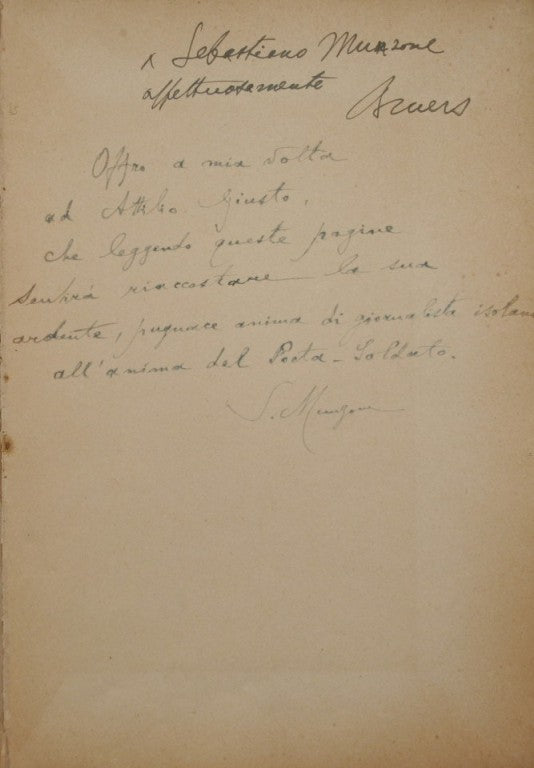 The three editions of a war notebook by Gabriele d'Annunzio