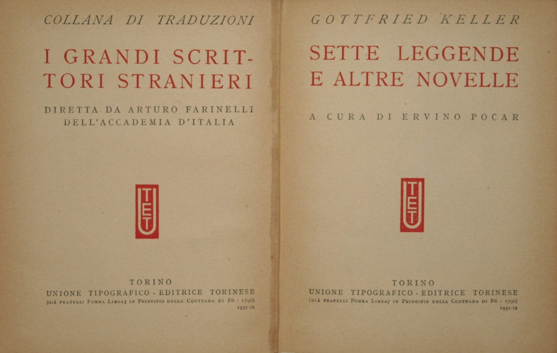 Seven legends and other short stories