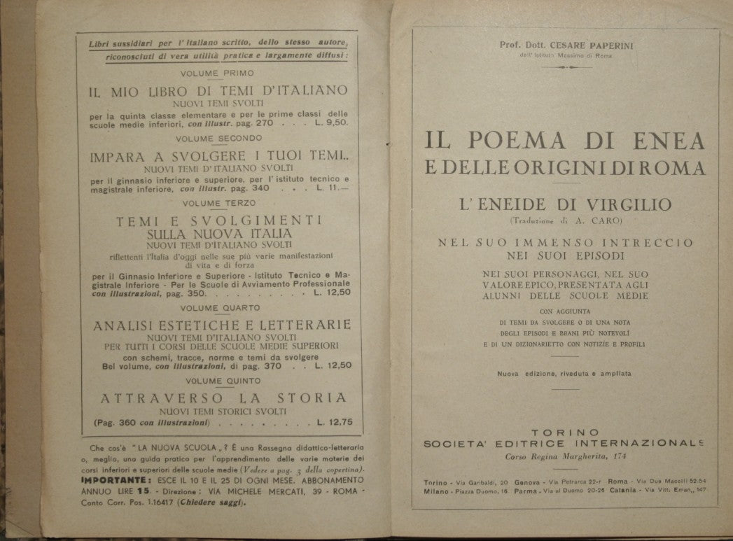 El poema de Eneas y los orígenes de Roma