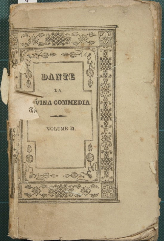 La divina commedia di Dante Alighieri. Vol. II