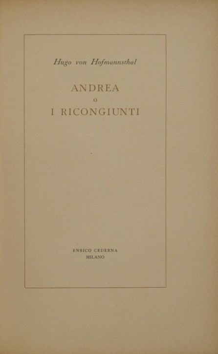 Andrea o I ricongiunti