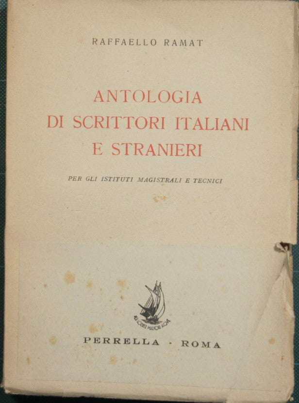 Antología de escritores italianos y extranjeros.