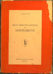 Delle immagini giovanili di Sainte - Beuve