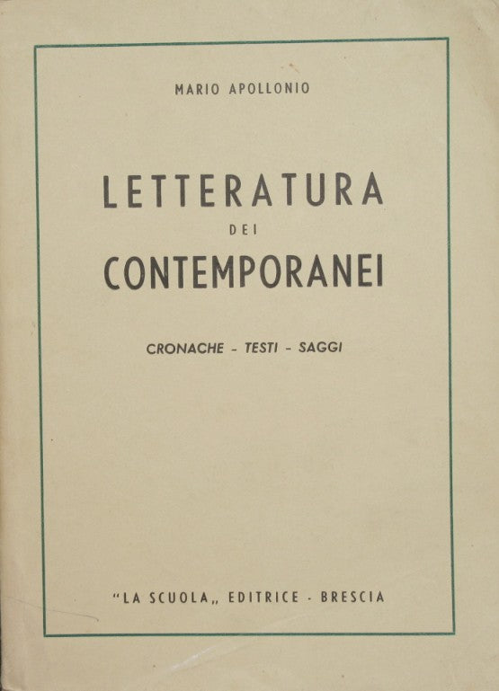 Literatura contemporánea