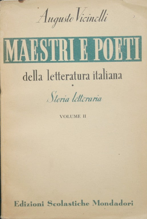 Maestri e poeti. Vol. II