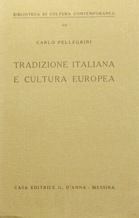 Tradizione italiana e cultura europea