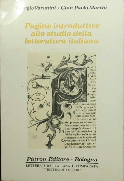 Pagine introduttive allo studio della letteratura italiana