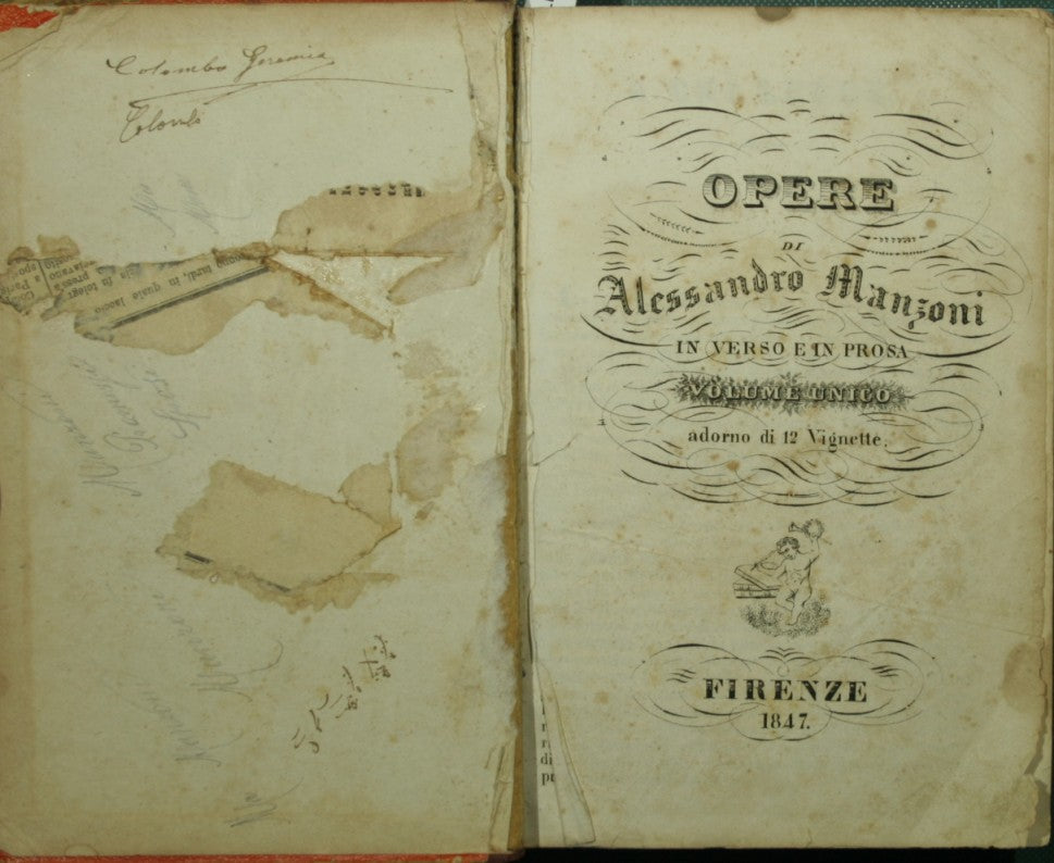 Works by Alessandro Manzoni in verse and prose