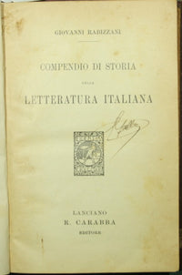 Compendio di storia della letteratura italiana; Bruto Secondo