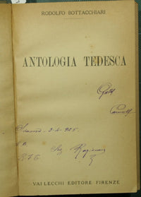 German anthology; German reading book