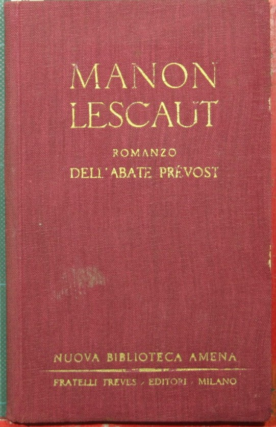 Storia del cavaliere Des Grieux e di Manon Lescaut