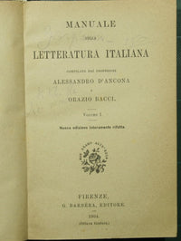 Manuale della letteratura italiana