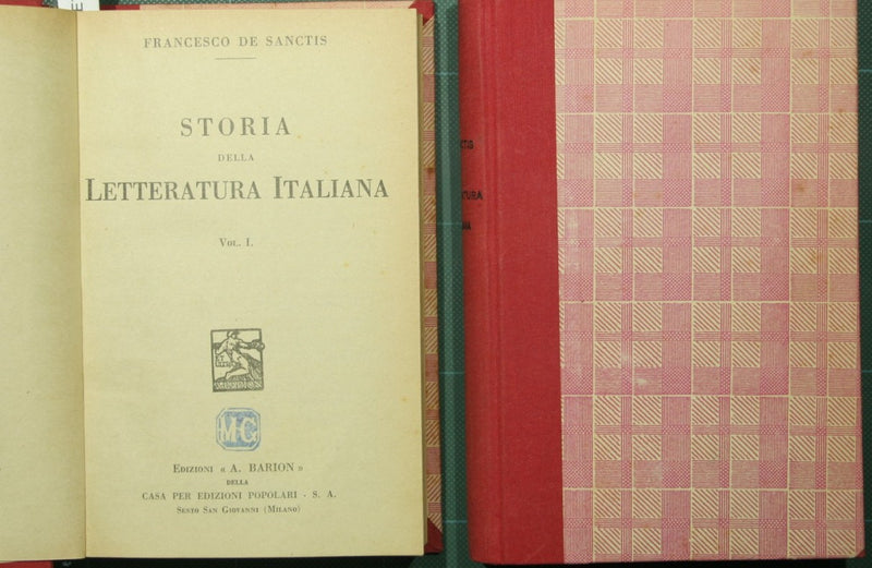 Historia de la literatura italiana.