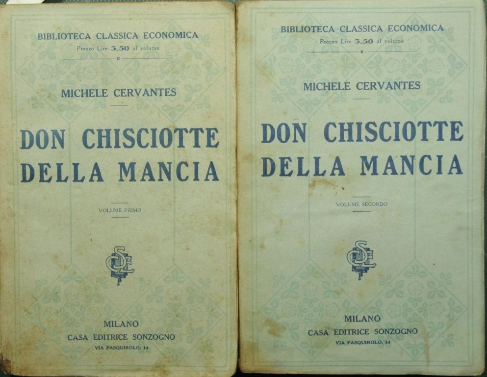 El ingenioso idalgo Don Quijote de la Mancha con Sancho Panza su escudero