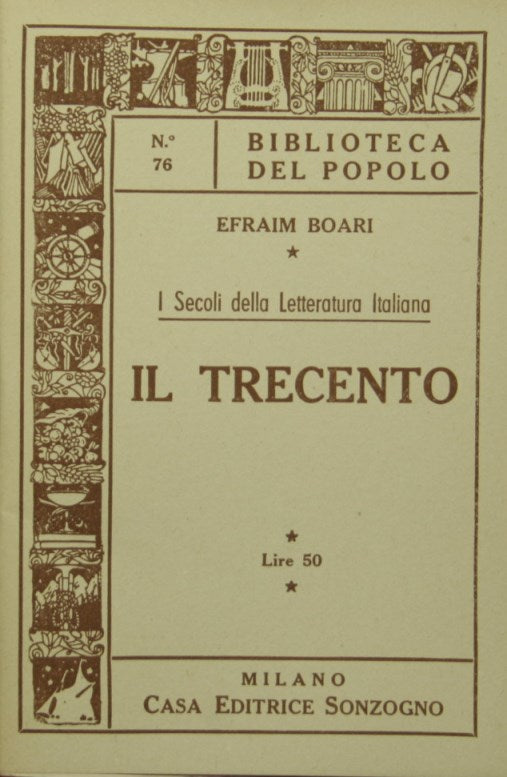 The Centuries of Italian Literature. The fourteenth century