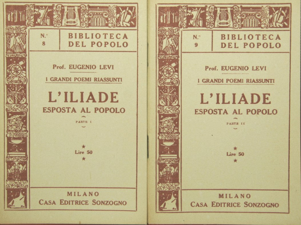 La Ilíada expuesta al pueblo.