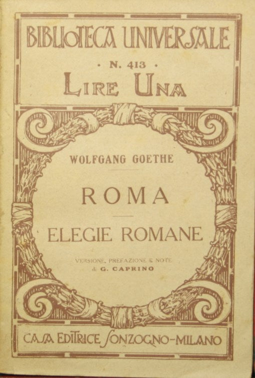 Roma. Elegie romane