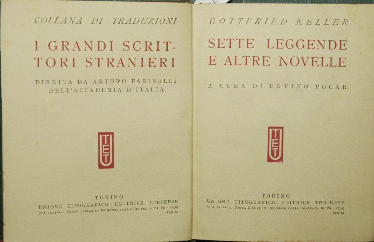 Seven legends and other short stories