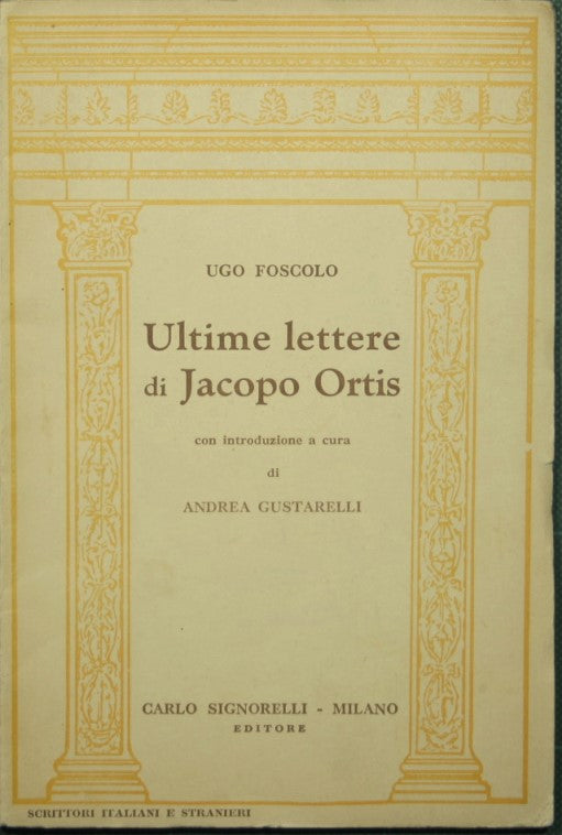 Últimas cartas de Jacopo Ortis