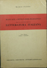 Manuale critico-bibliografico per lo studio della letteratura italiana