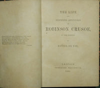 The life and surprising adventures of Robinson Crusoe, of York mariner
