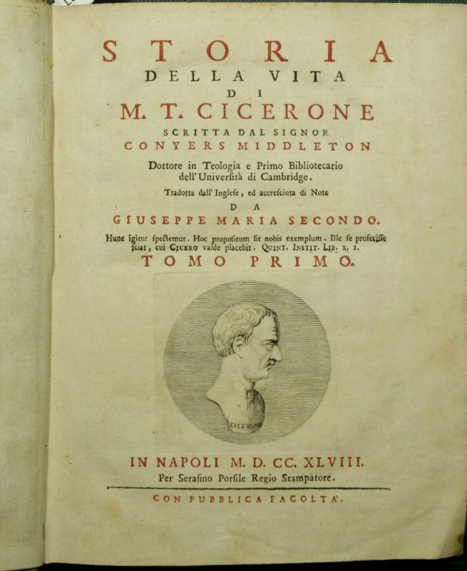 History of the life of MT Cicero. Vols. I and III