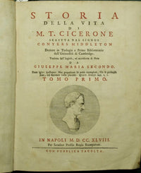 History of the life of MT Cicero. Vols. I and III