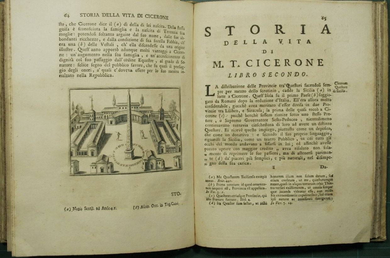 Storia della vita di M.T. Cicerone. Voll. I e III